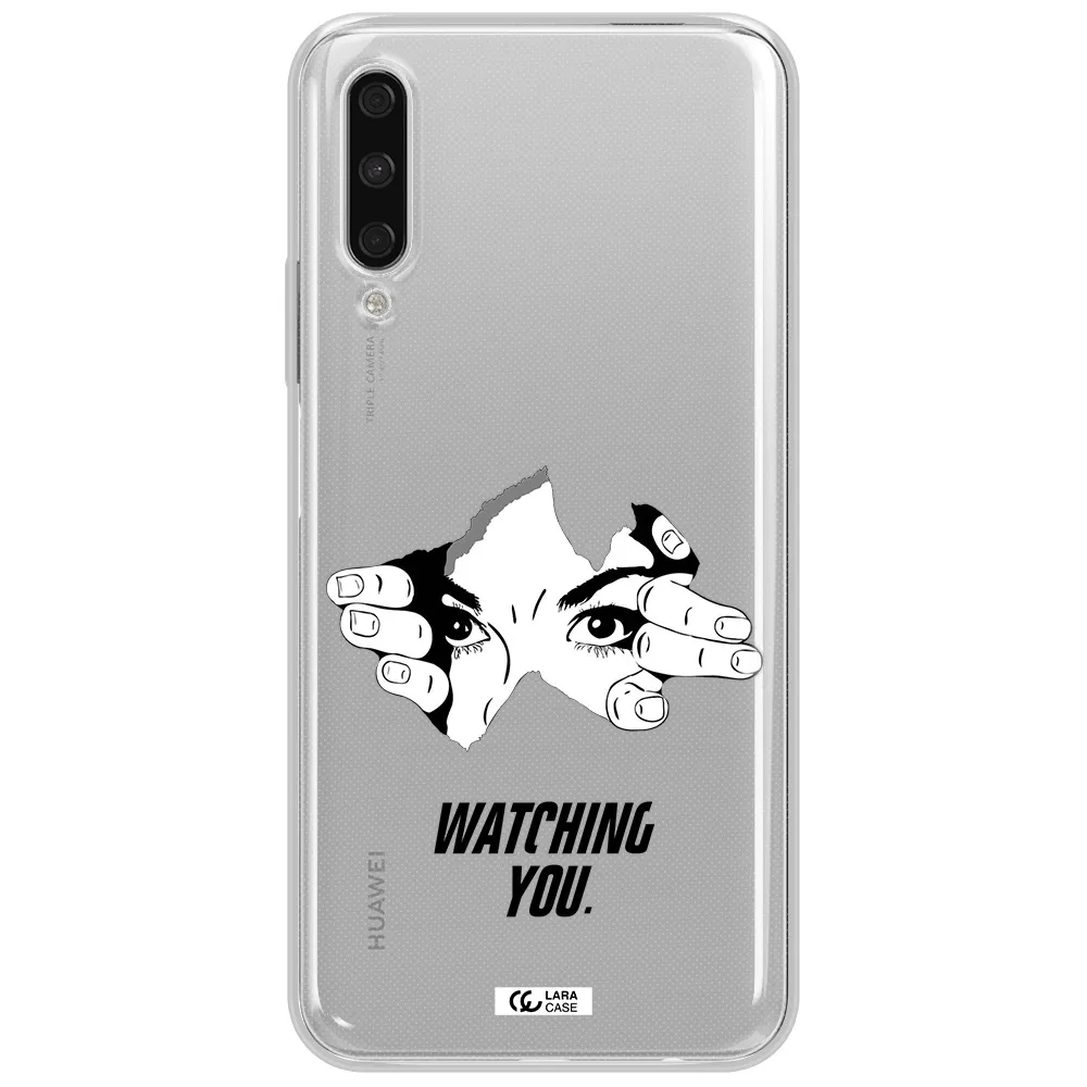 A Hand With A Hole In The Wall Huawei Y9S Clear Tpu Case
