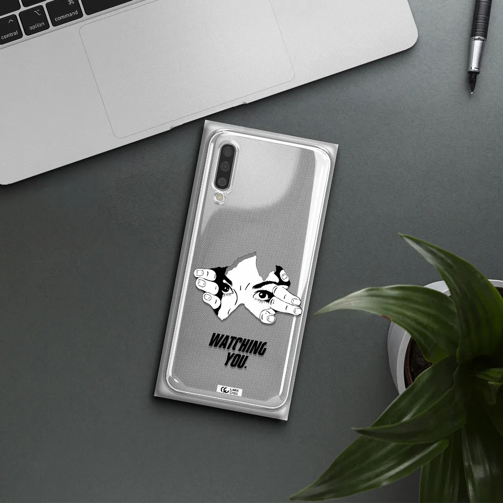 A Hand With A Hole In The Wall Samsung A50S Clear Tpu Case