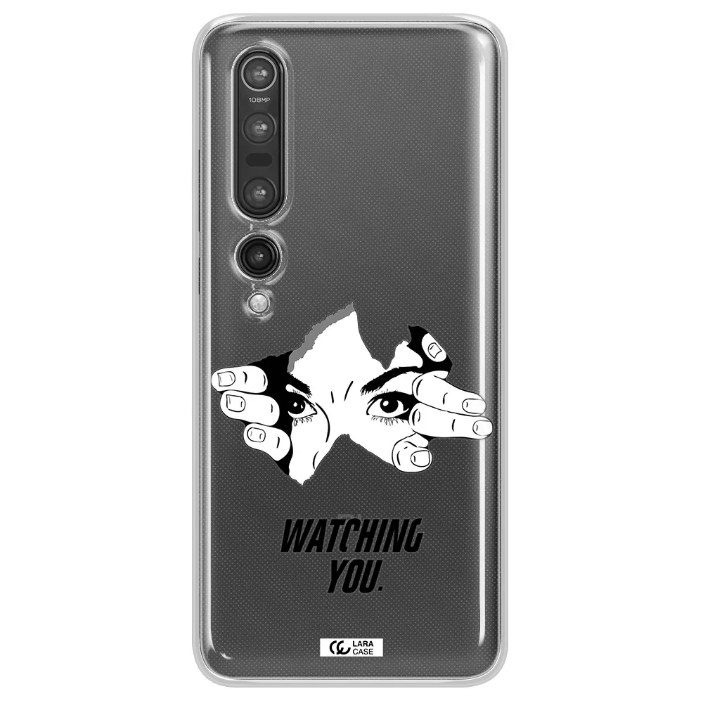 a hand with a hole in the wall Xiaomi Mi 10 Pro Clear TPU Case