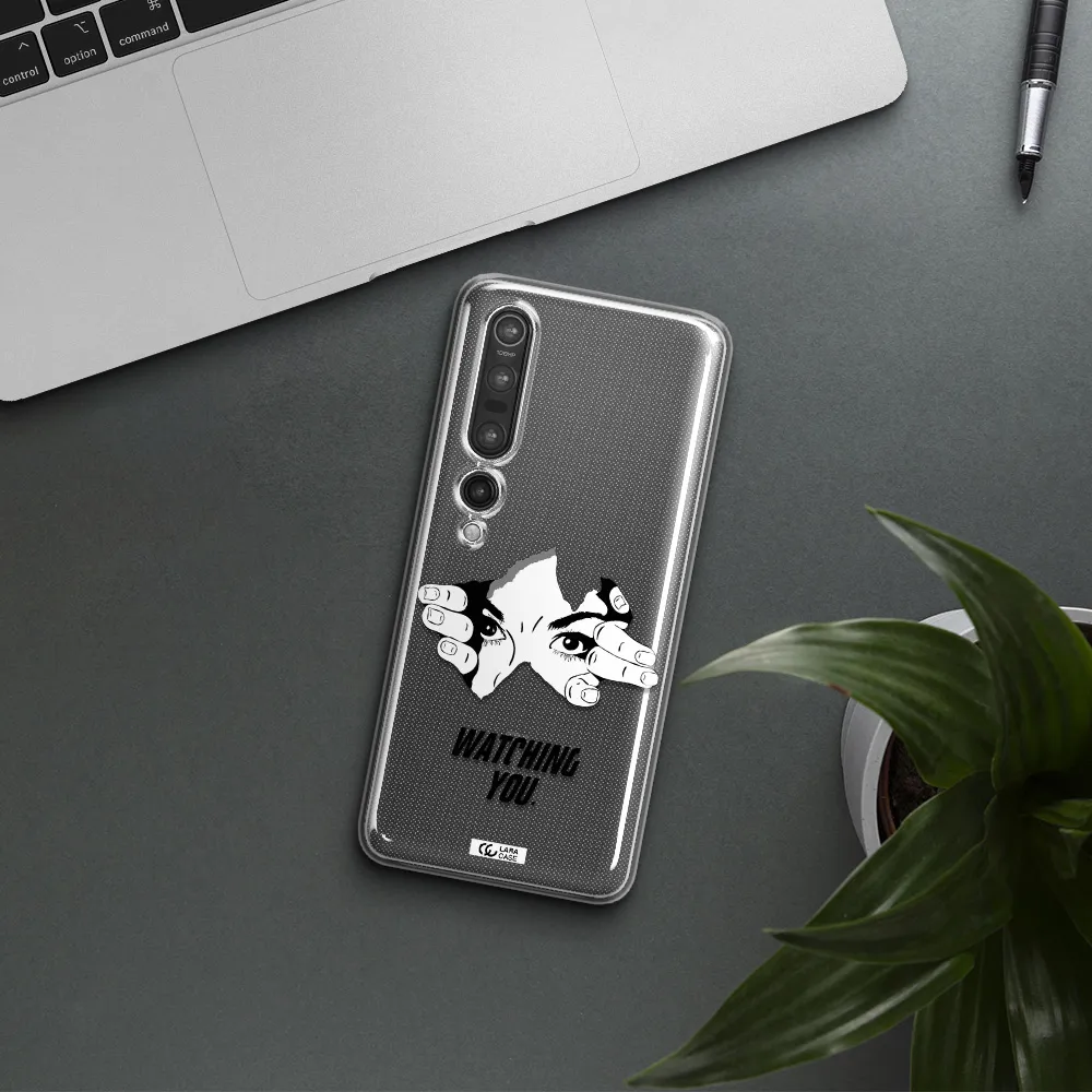 a hand with a hole in the wall Xiaomi Mi 10 Pro Clear TPU Case