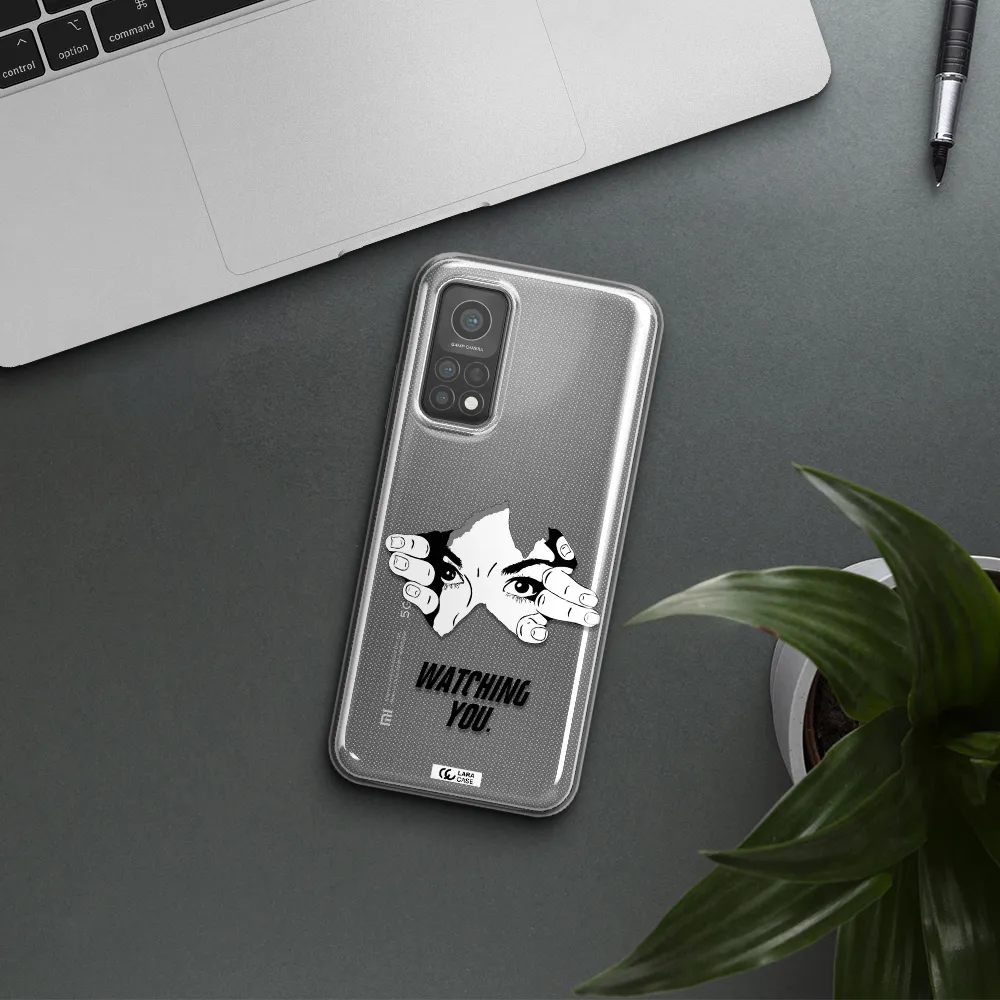 a hand with a hole in the wall Xiaomi Mi 10 T Pro Clear TPU Case