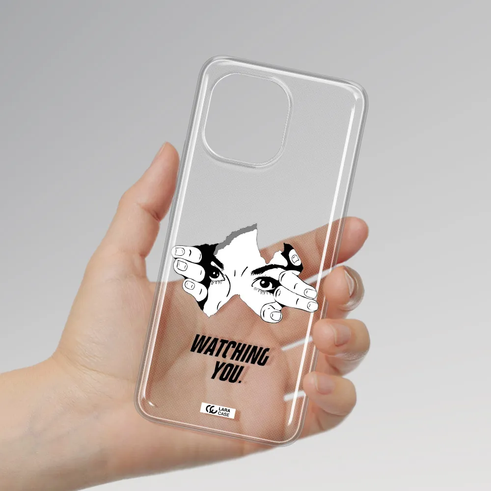 a hand with a hole in the wall Xiaomi Mi 11 Clear TPU Case