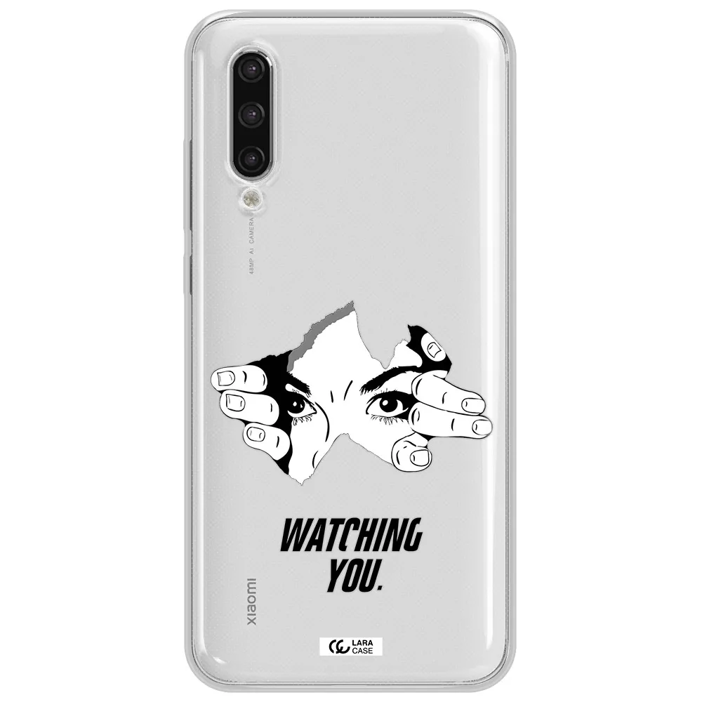 A Hand With A Hole In The Wall Xiaomi Mi 9 Lite Clear Tpu Case