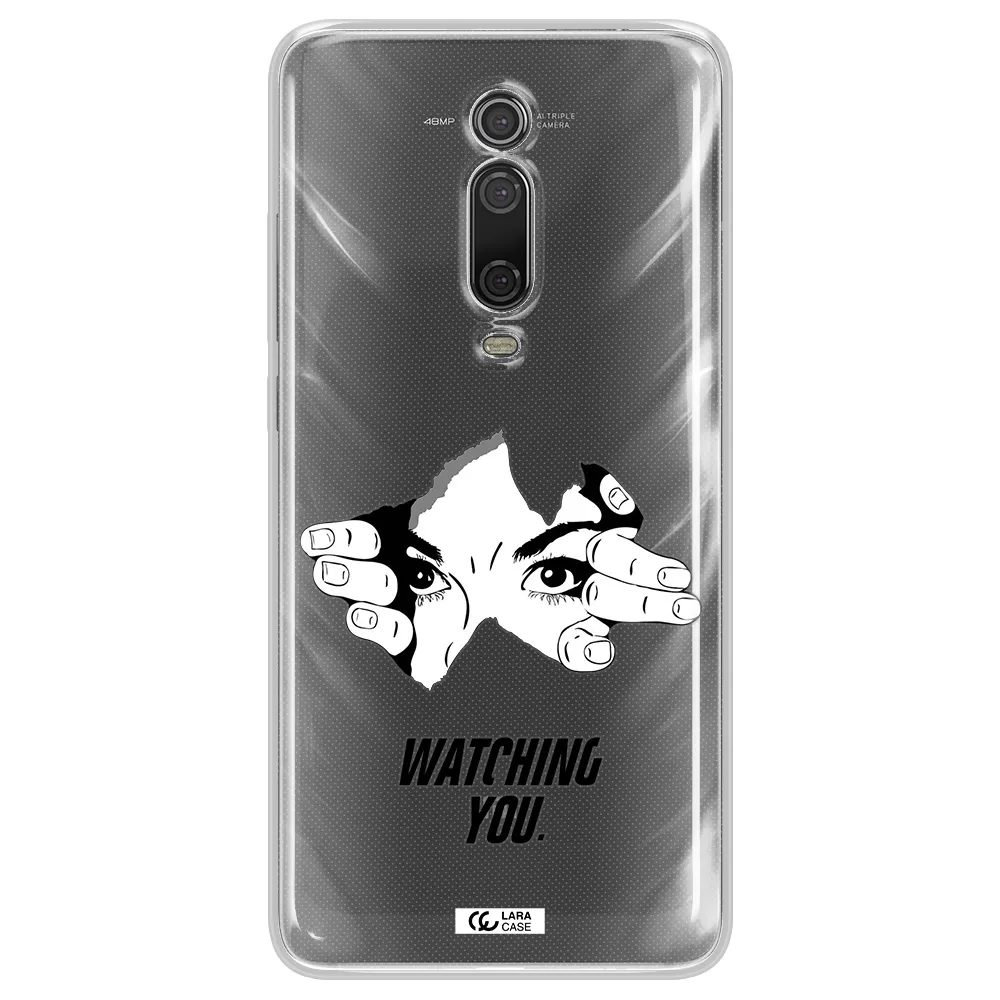 a hand with a hole in the wall Xiaomi Mi 9T Clear TPU Case