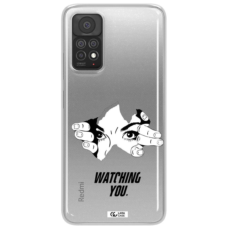 a hand with a hole in the wall Xiaomi Note 11 Pro Clear TPU Case