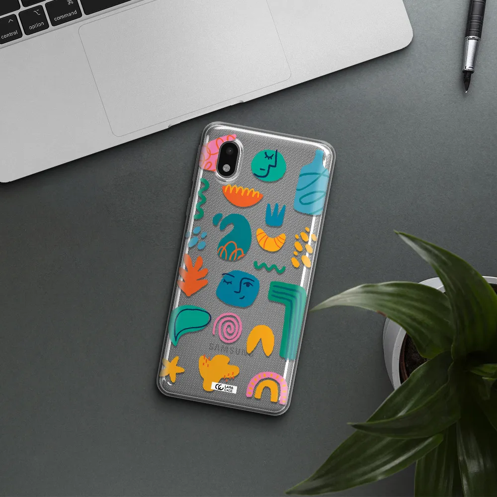 A Collection Of Colorful Shapes Samsung A01 Core Clear Tpu Case