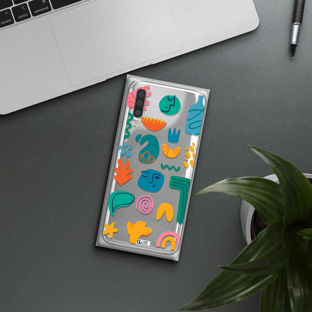 A Collection Of Colorful Shapes Samsung A50S Clear Tpu Case