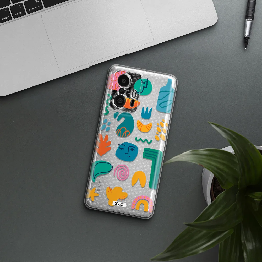 A Collection Of Colorful Shapes Xiaomi 11T Pro Clear Tpu Case