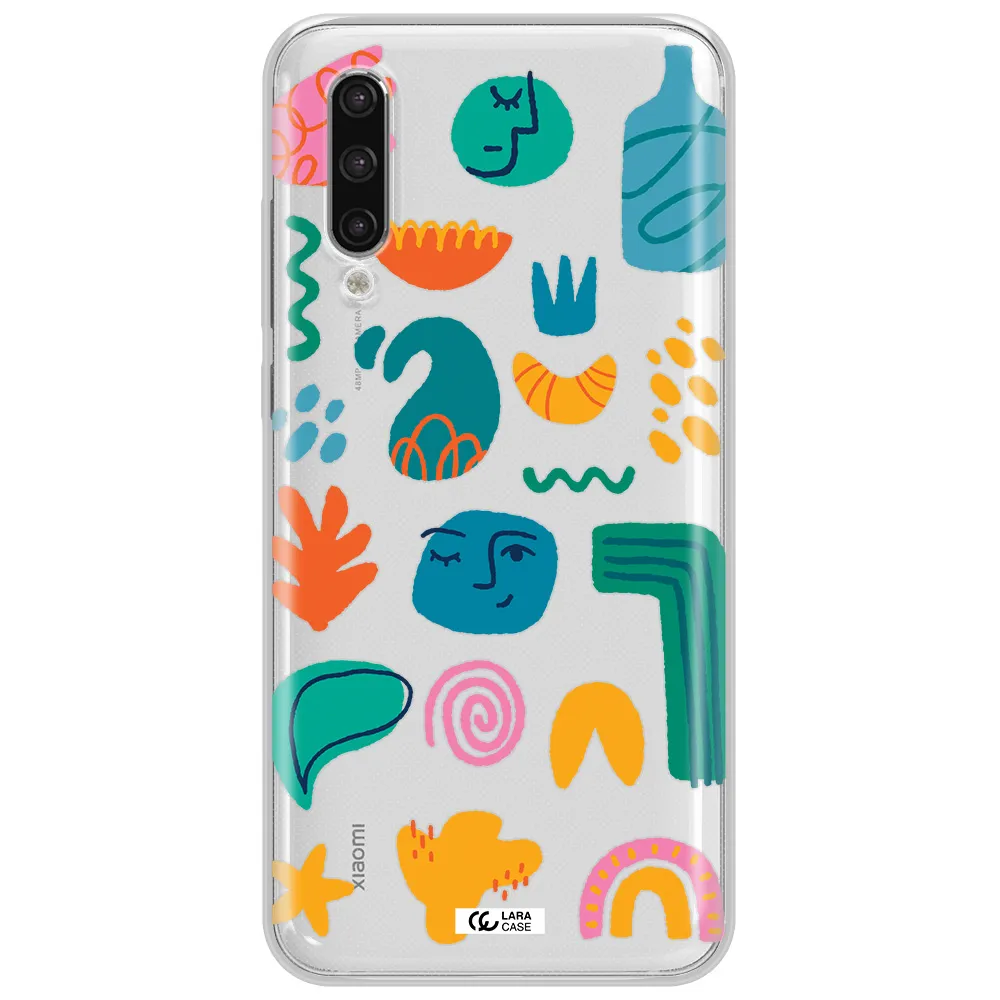 A Collection Of Colorful Shapes Xiaomi Mi 9 Lite Clear Tpu Case