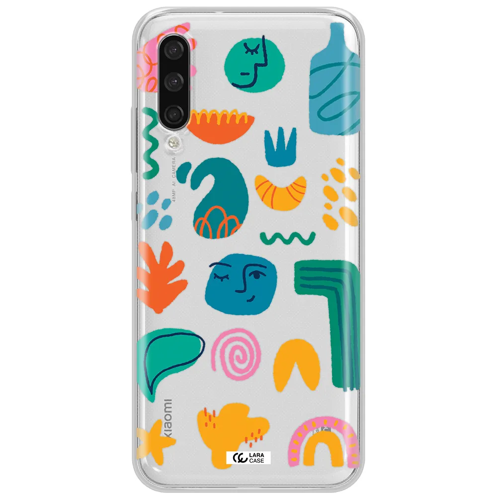 A Collection Of Colorful Shapes Xiaomi Mi A3 Clear Tpu Case