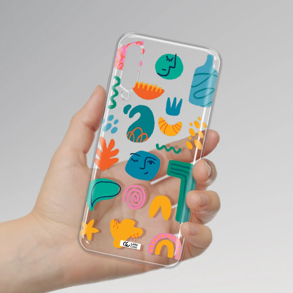 A Collection Of Colorful Shapes Xiaomi Mi A3 Clear Tpu Case