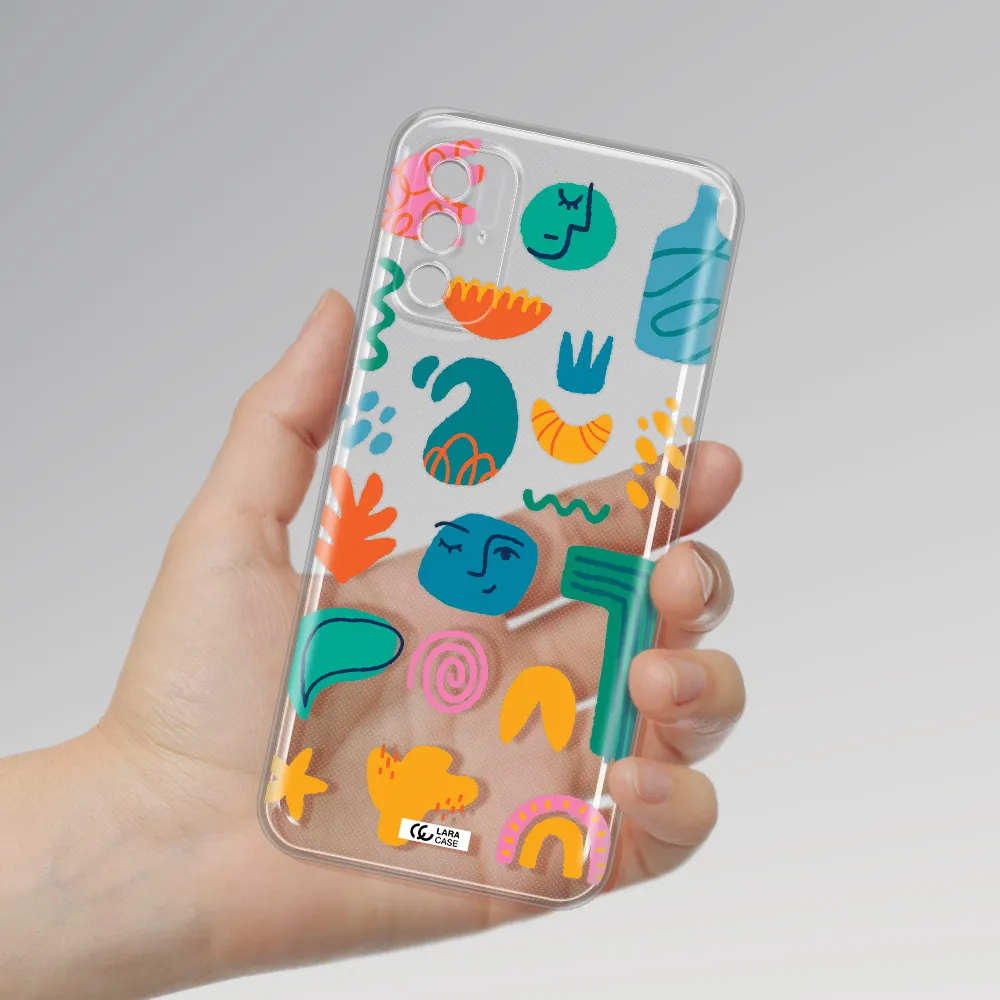 A Collection Of Colorful Shapes Xiaomi Poco M4 Pro 5G Clear Tpu Case
