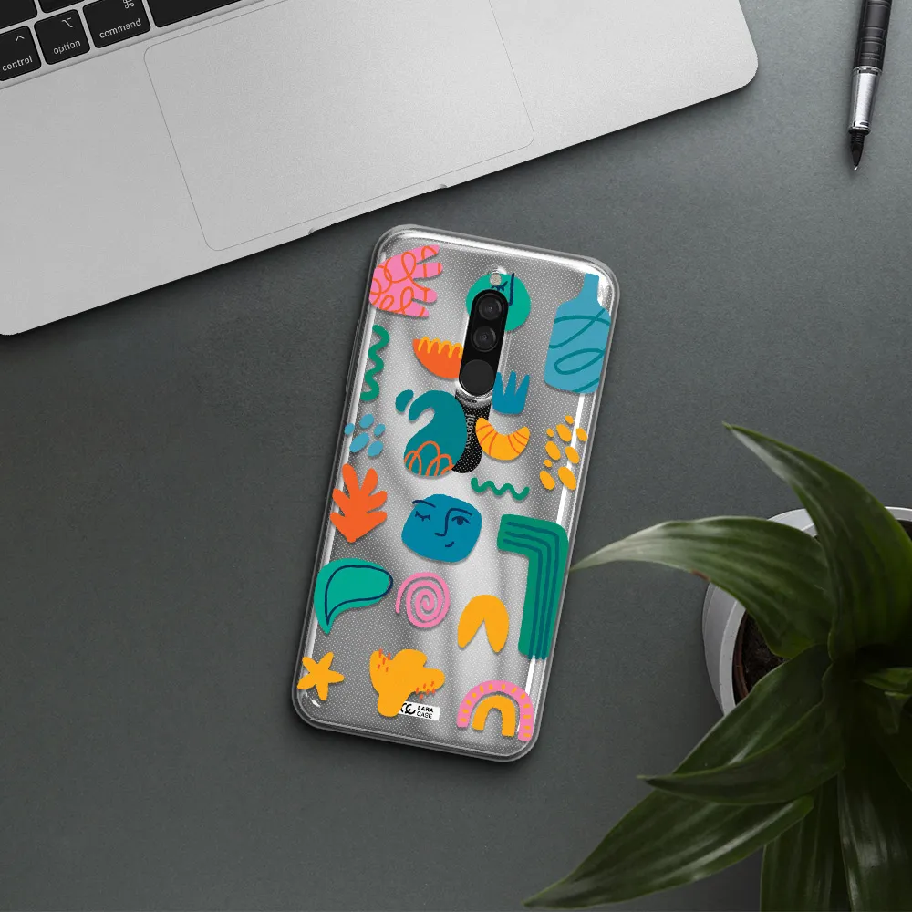 A Collection Of Colorful Shapes Xiaomi Redmi 8 Clear Tpu Case