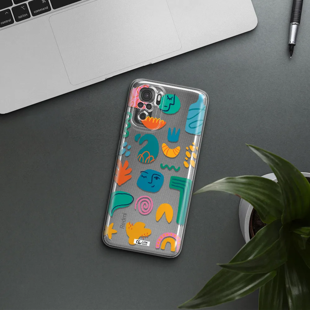 A Collection Of Colorful Shapes Xiaomi Redmi Note 10S Clear Tpu Case