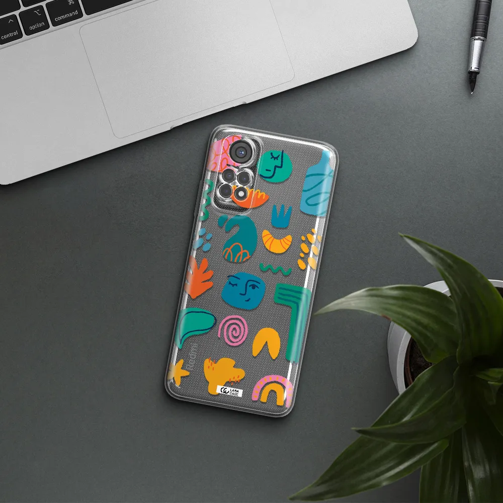 A Collection Of Colorful Shapes Xiaomi Redmi Note 11S Clear Tpu Case