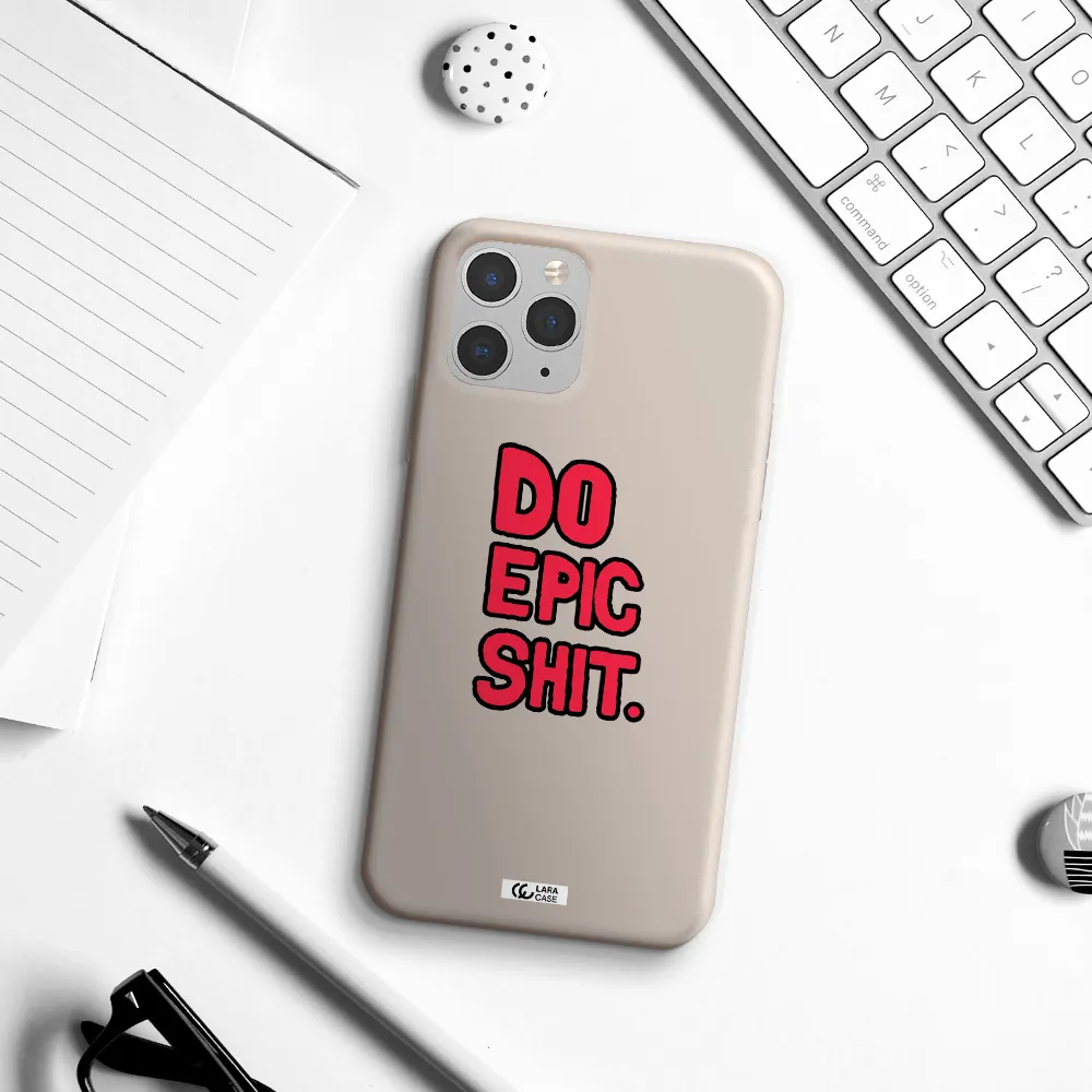 a red and black text Apple iPhone 11 pro max Silicone Stone Case