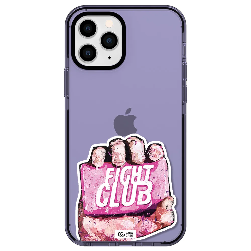 a hand holding a pink bag Apple iPhone 11 pro max impact Lilac Case