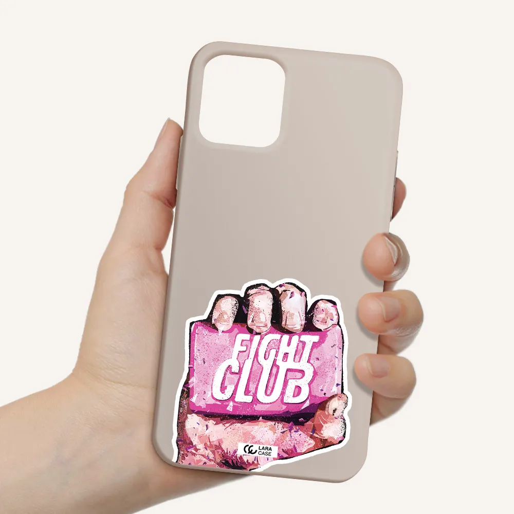 a hand holding a pink bag Apple iPhone 11 pro max Silicone Stone Case