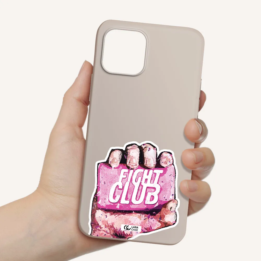 a hand holding a pink bag Apple iPhone 12 mini Silicone Stone Case