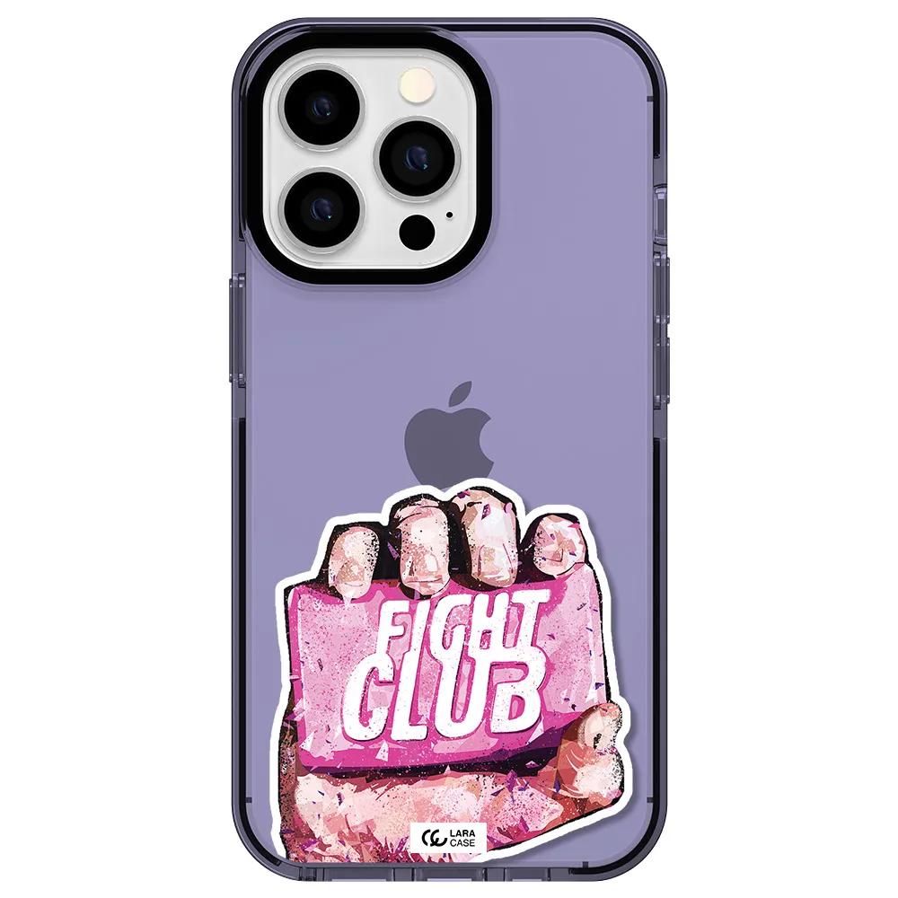 a hand holding a pink bag Apple iPhone 13 Pro impact Lilac Case