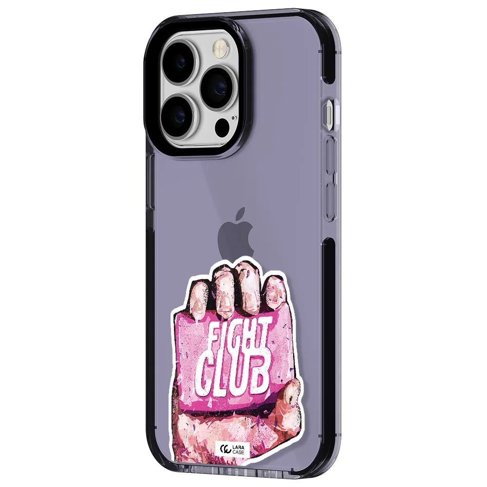 a hand holding a pink bag Apple iPhone 13 Pro impact Lilac Case