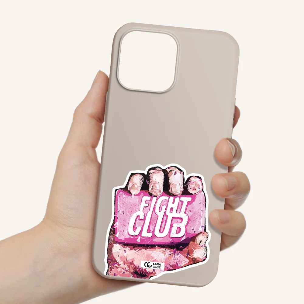 a hand holding a pink bag Apple iPhone 13 Pro Silicone Stone Case