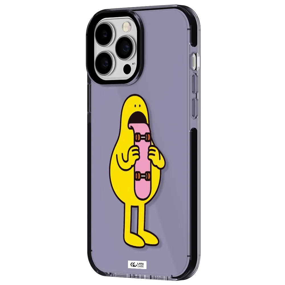 a cartoon character holding a skateboard Apple iPhone 13 Pro Max impact Lilac Case