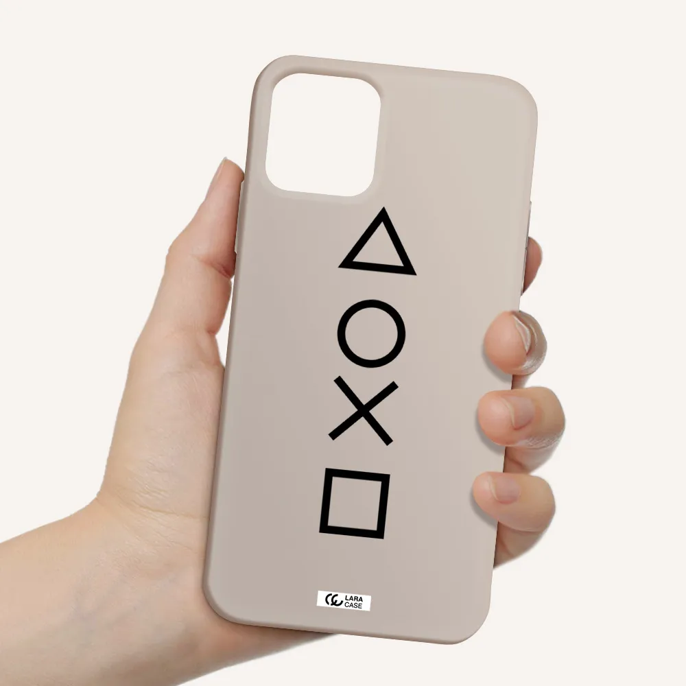 a black and white symbol Apple iPhone 11 pro max Silicone Stone Case