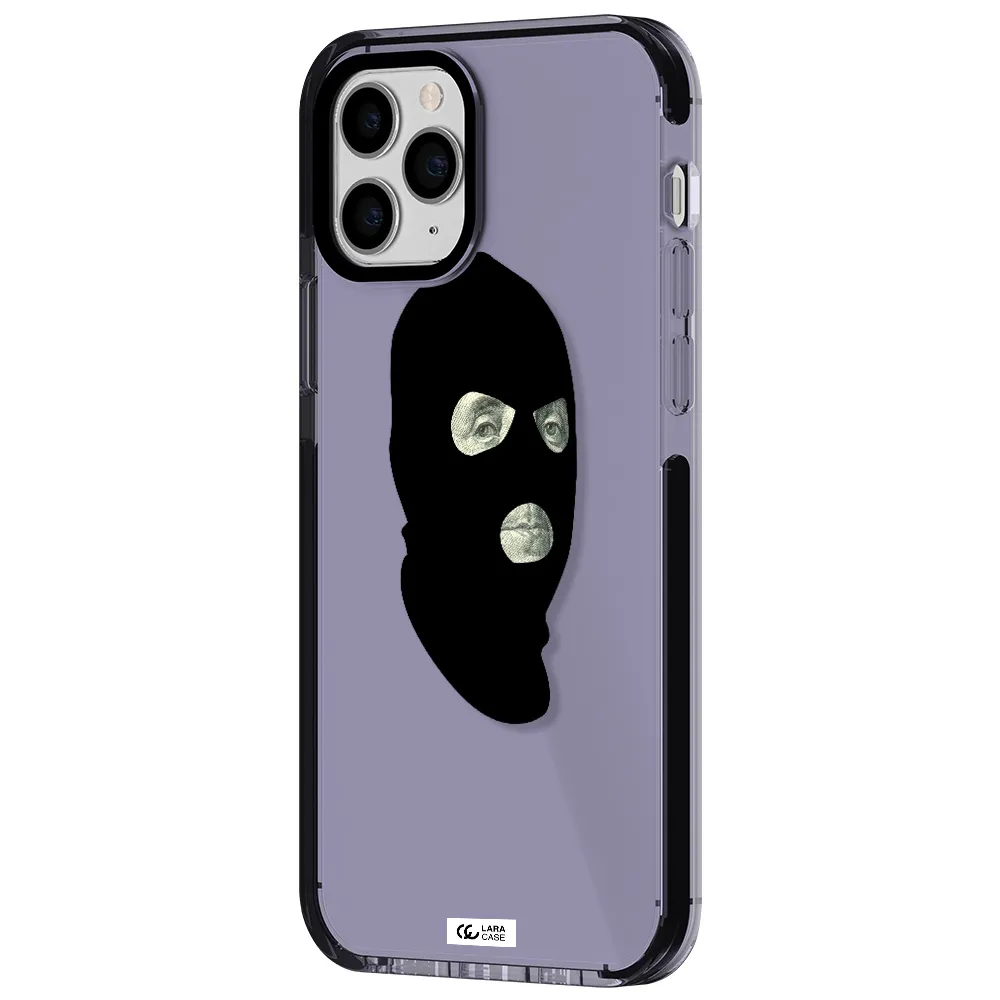 a person wearing a mask Apple iPhone 11 pro max impact Lilac Case