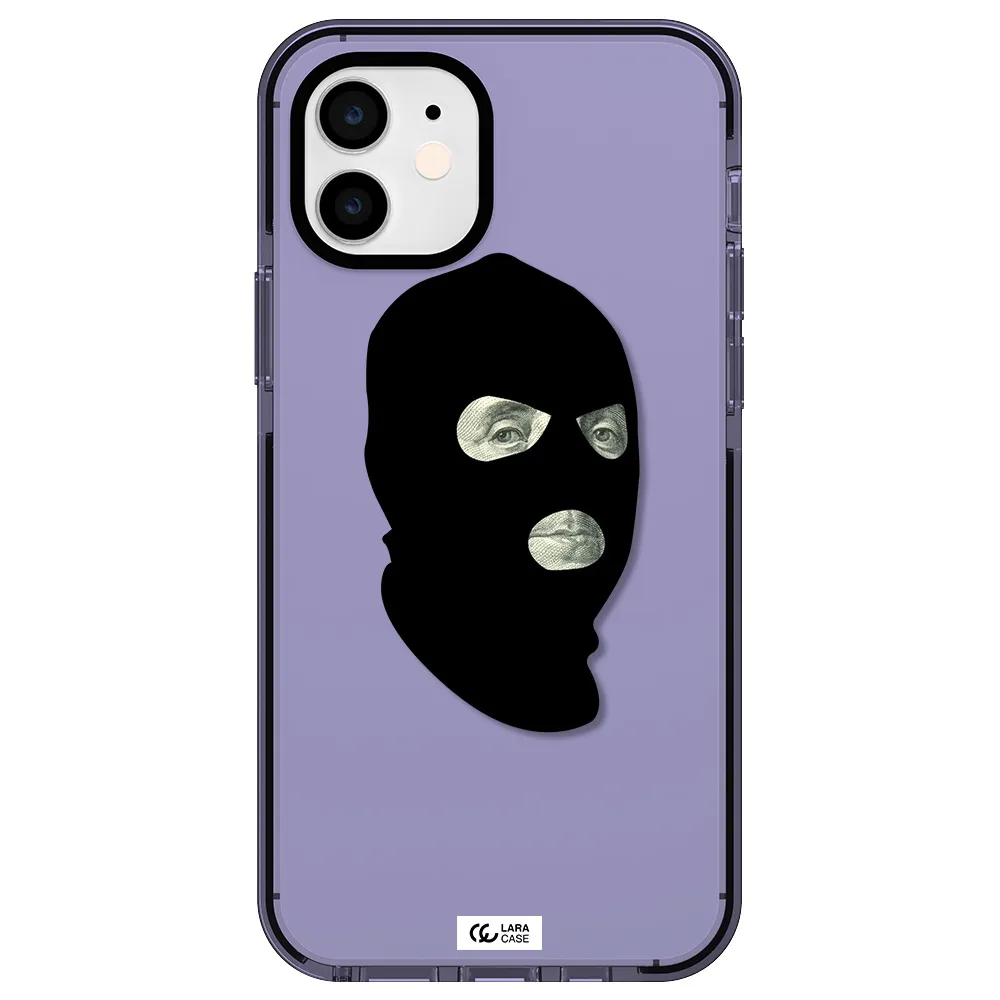 a person wearing a mask Apple iPhone 12 impact Lilac Case