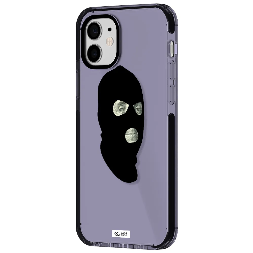 a person wearing a mask Apple iPhone 12 impact Lilac Case