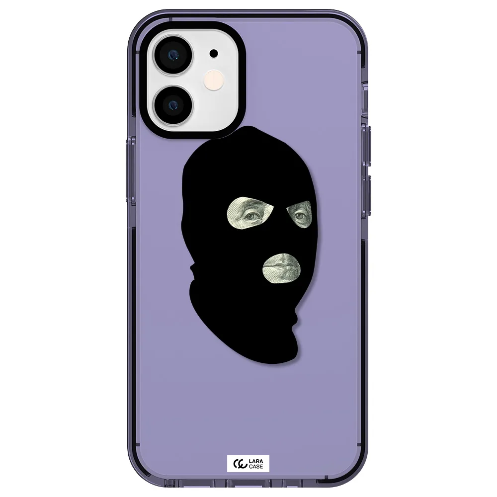 a person wearing a mask Apple iPhone 12 mini impact Lilac Case