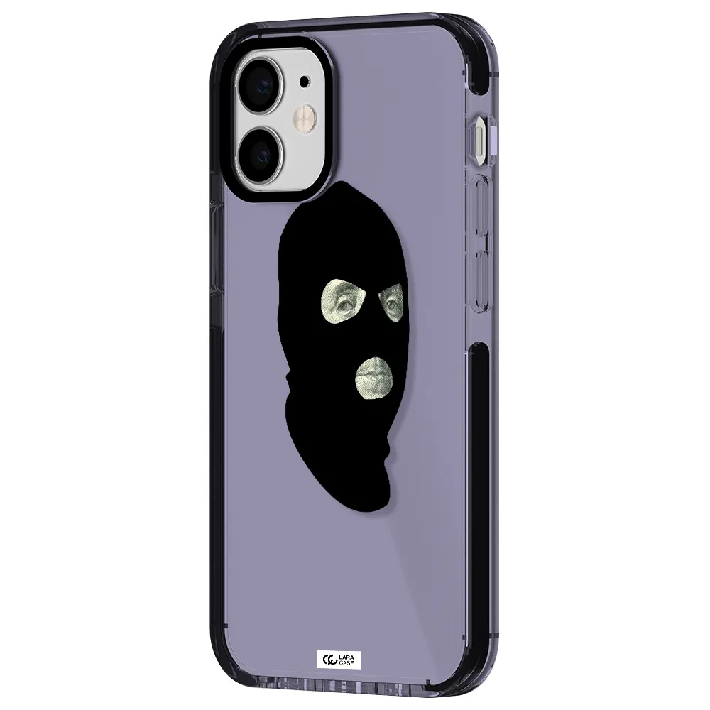 a person wearing a mask Apple iPhone 12 mini impact Lilac Case
