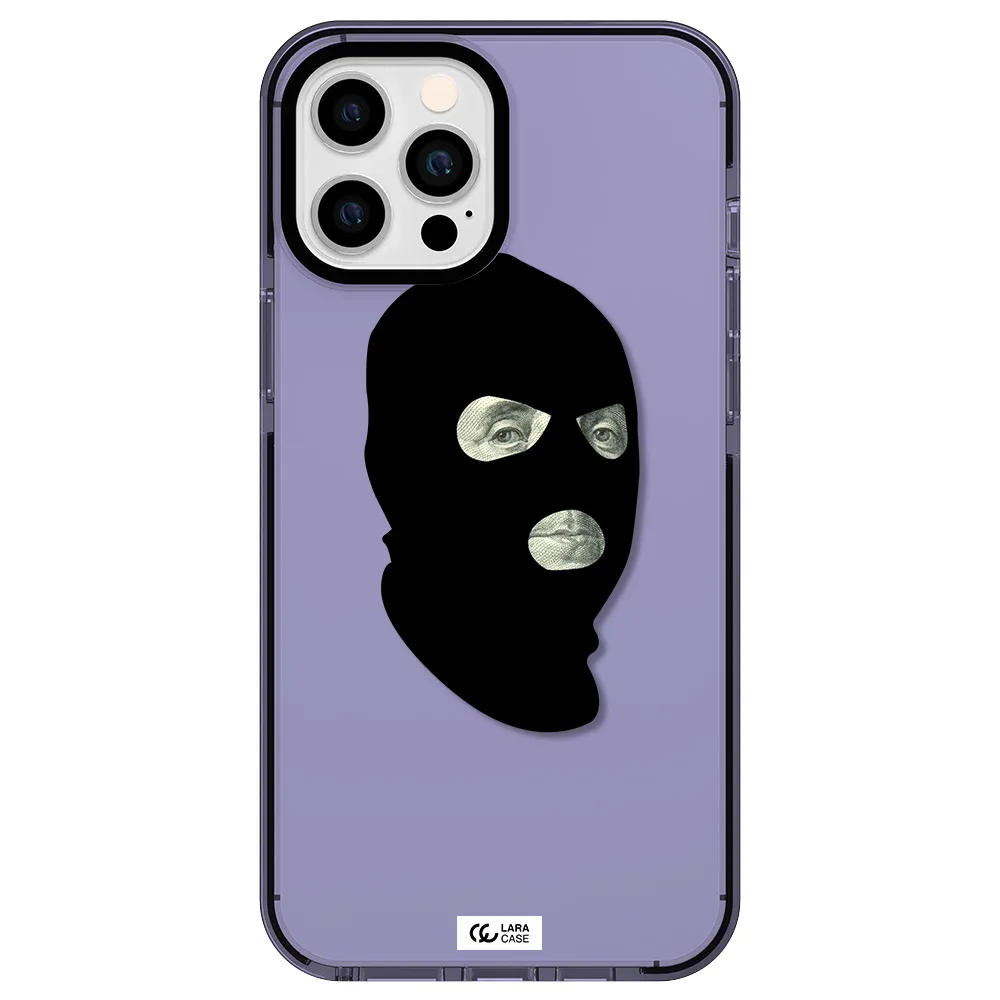 a person wearing a mask Apple iPhone 12 pro max impact Lilac Case