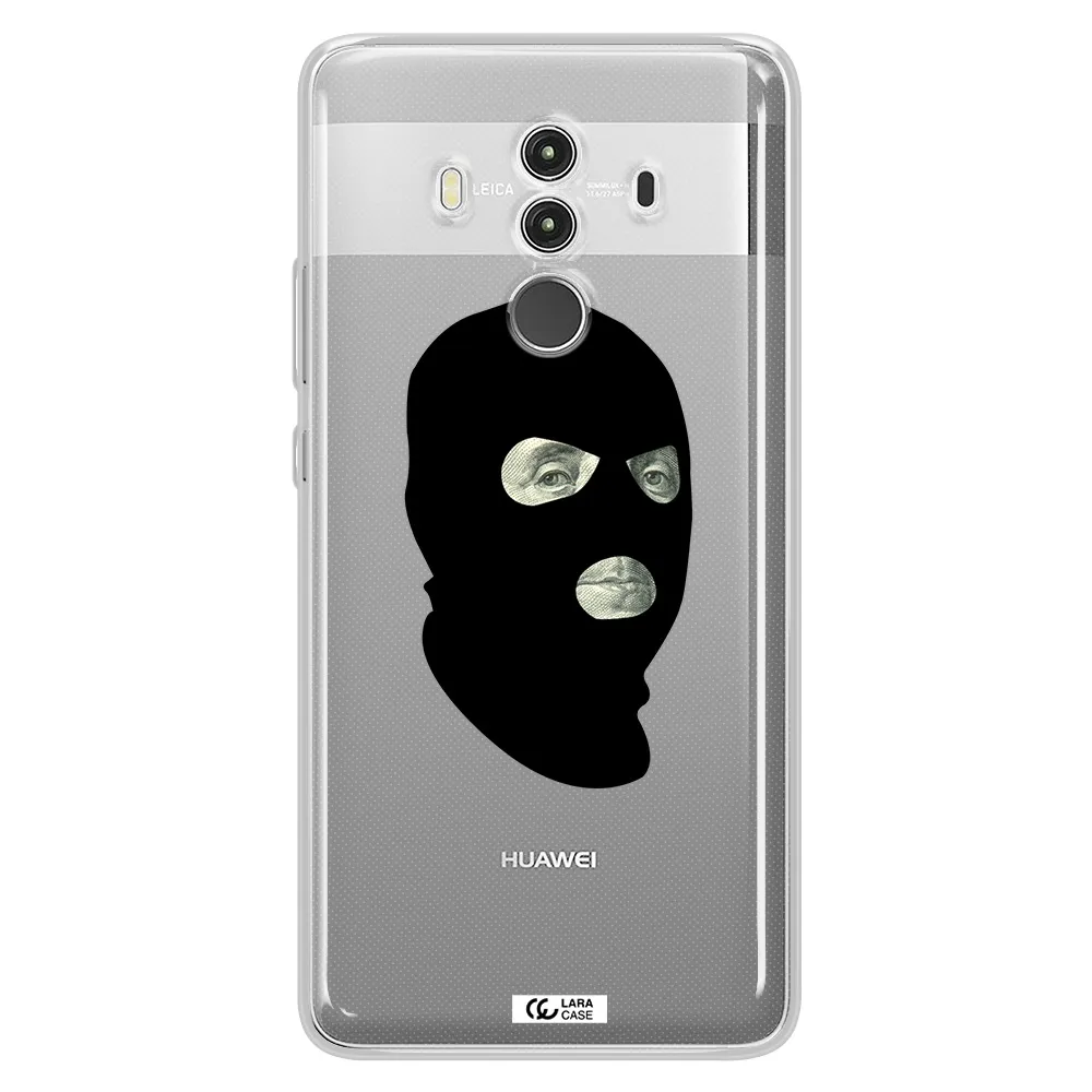 a person wearing a mask Huawei Mate 10 Clear TPU Case