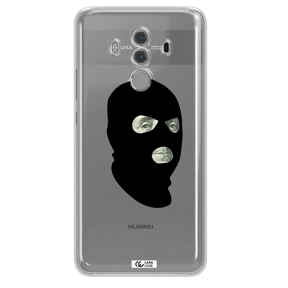 a person wearing a mask Huawei Mate 10 Pro Clear TPU Case