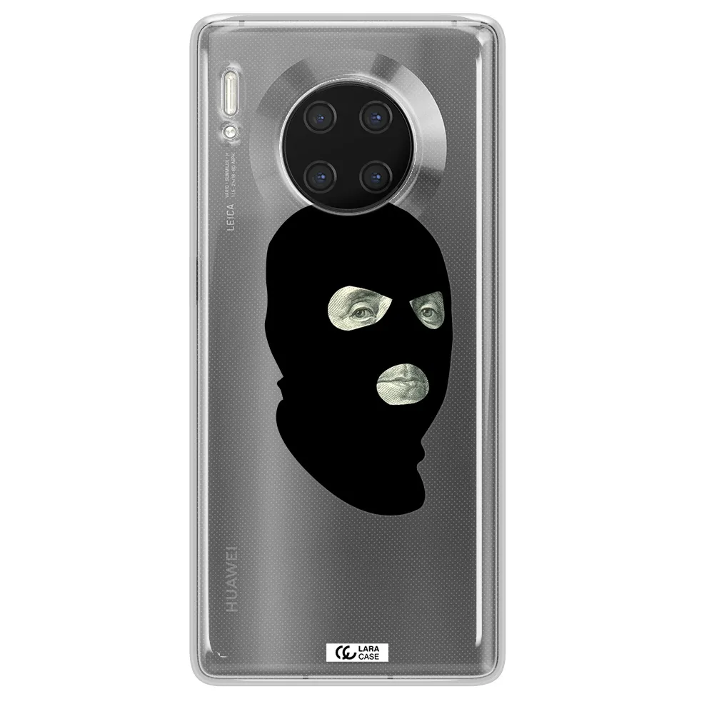 a person wearing a mask Huawei Mate 30 Pro Clear TPU Case