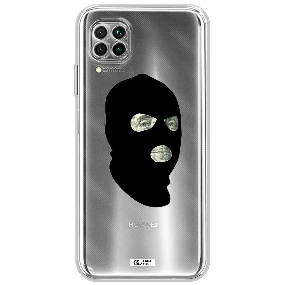 A Person Wearing A Mask Huawei Nova 7I Clear Tpu Case