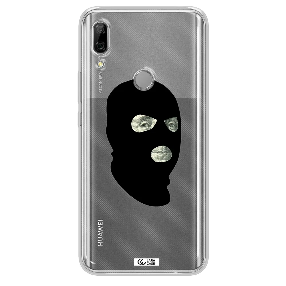 a person wearing a mask Huawei P Smart Z Clear TPU Case