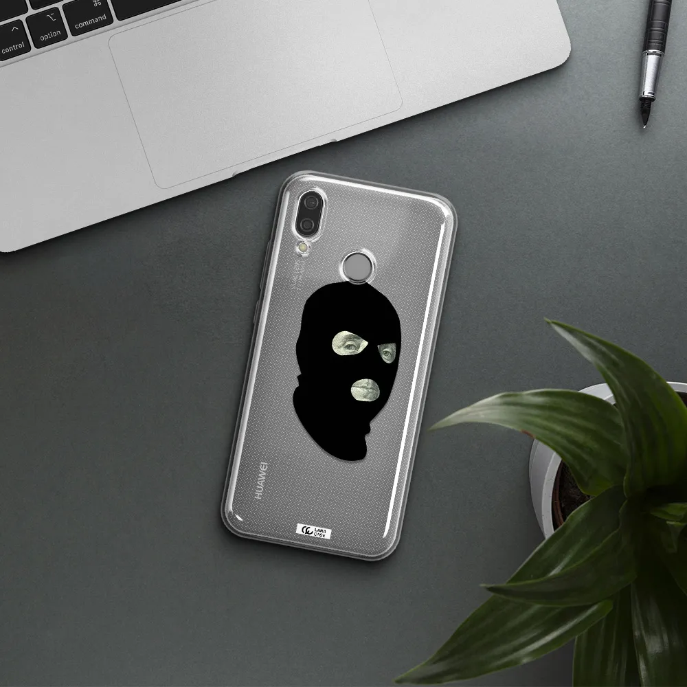 a person wearing a mask Huawei P20 Lite Clear TPU Case
