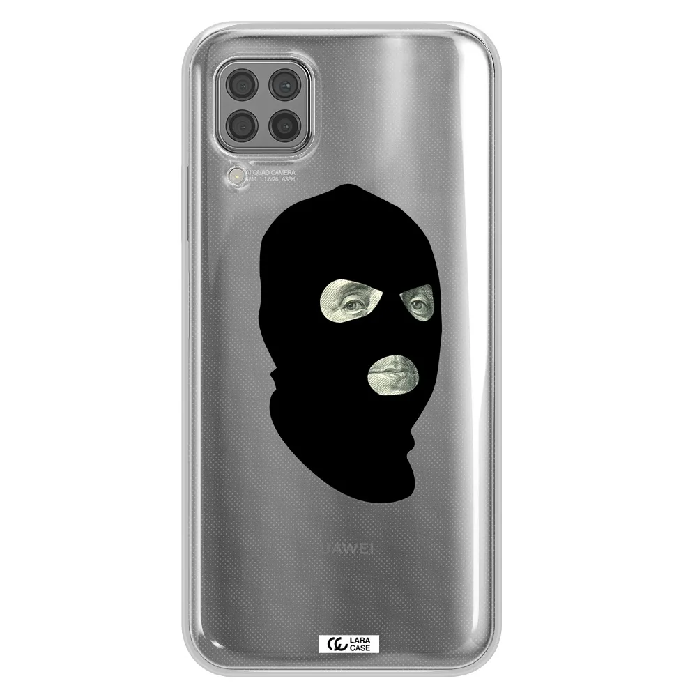 a person wearing a mask Huawei P40 Lite Clear TPU Case