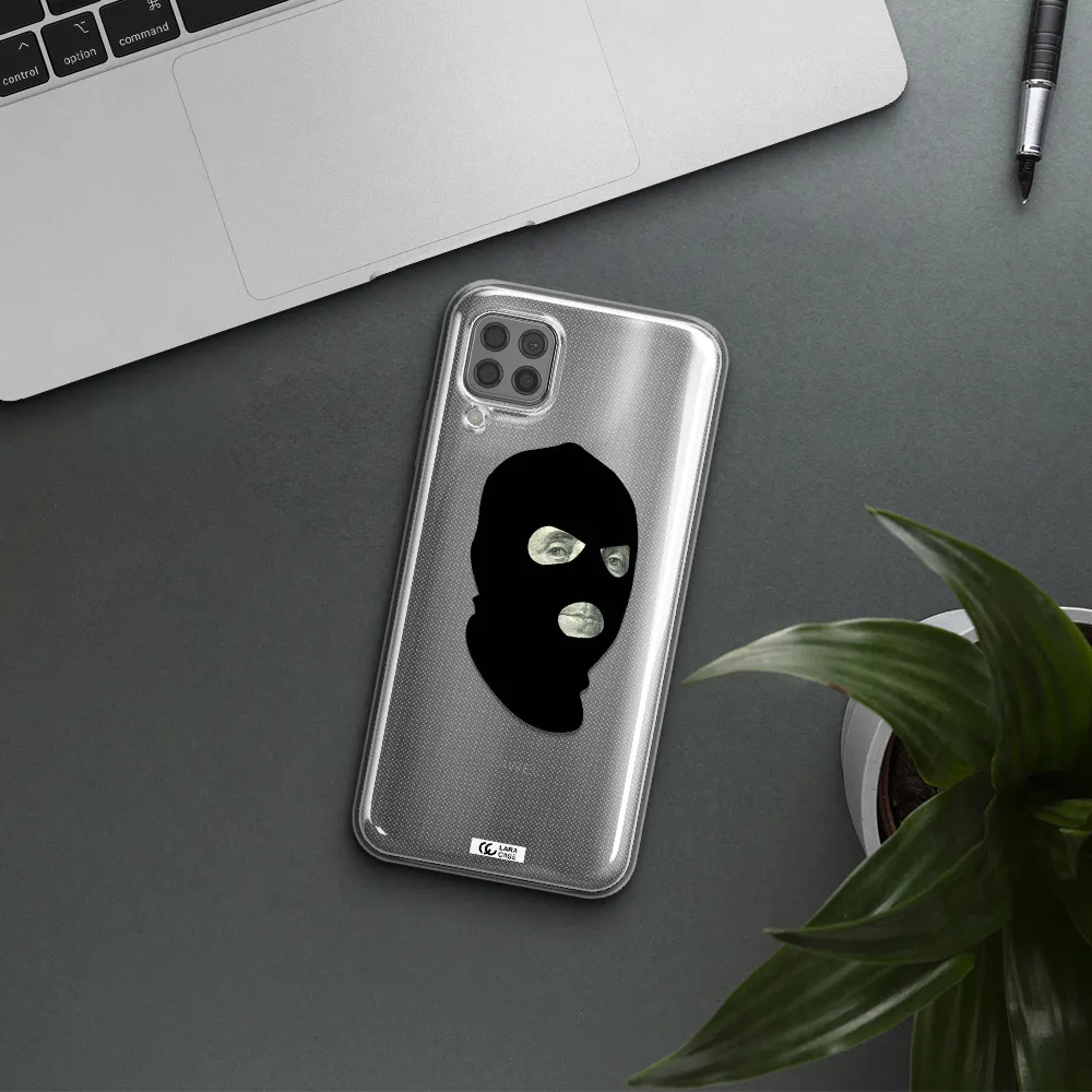 a person wearing a mask Huawei P40 Lite Clear TPU Case