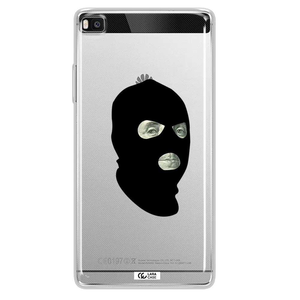 a person wearing a mask Huawei P8 Clear TPU Case
