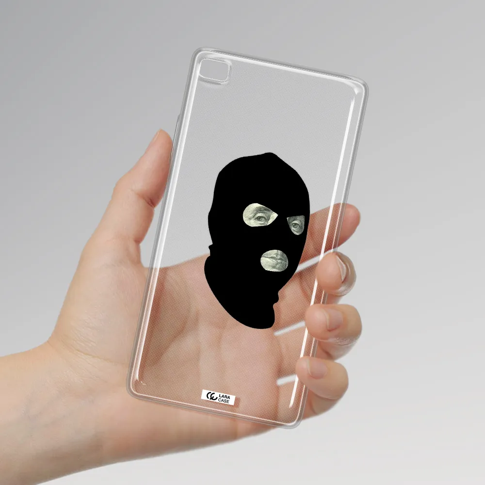 a person wearing a mask Huawei P8 Clear TPU Case