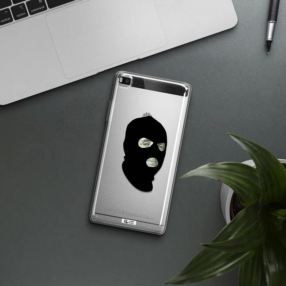 a person wearing a mask Huawei P8 Clear TPU Case