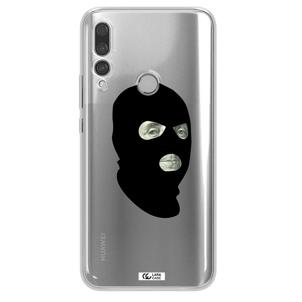 a person wearing a mask Huawei Y9 Prime 2019 Clear TPU Case