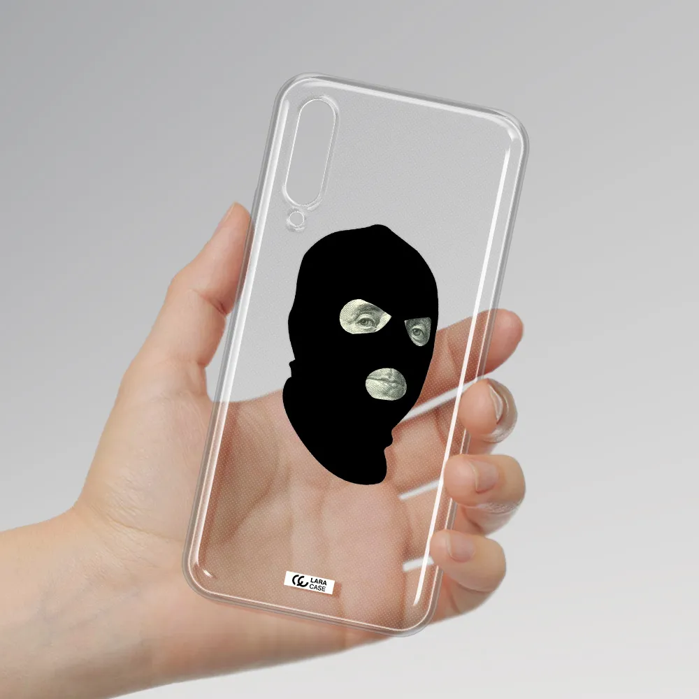 A Person Wearing A Mask Huawei Y9S Clear Tpu Case