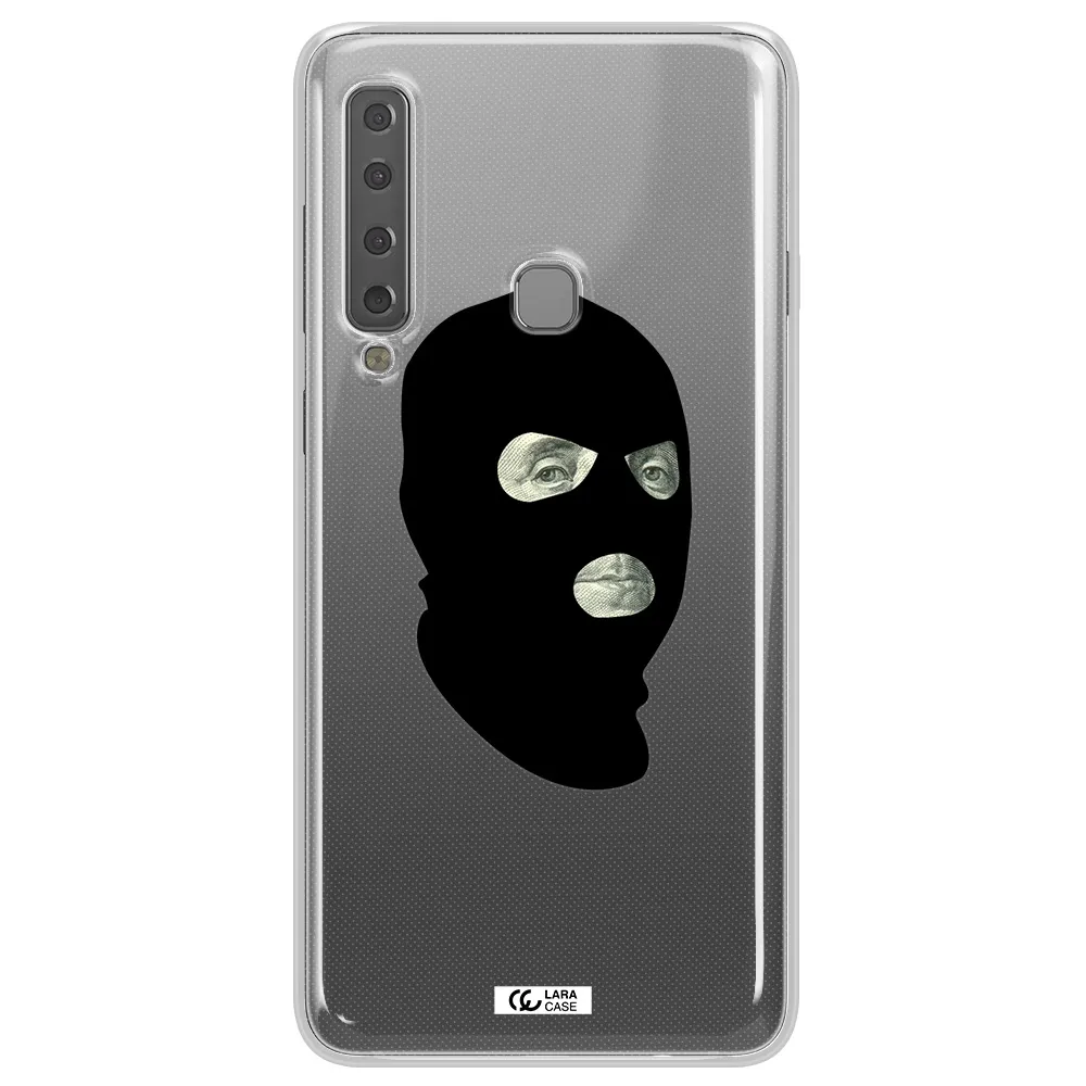 a person wearing a mask Samsung A9 2018 Clear TPU Case