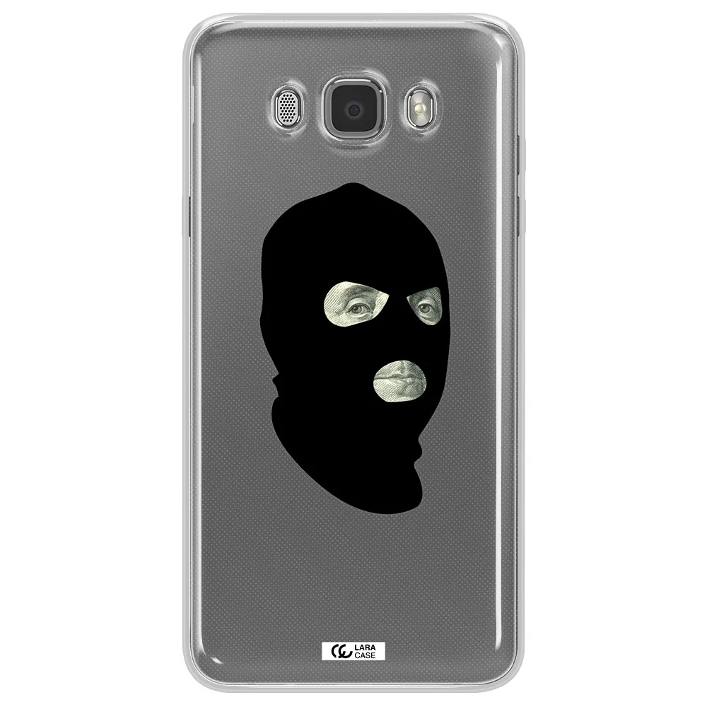 a person wearing a mask Samsung J7 2016 Clear TPU Case