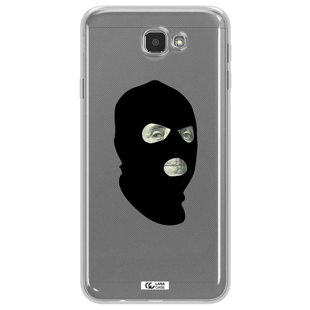 a person wearing a mask Samsung J7 Prim Clear TPU Case
